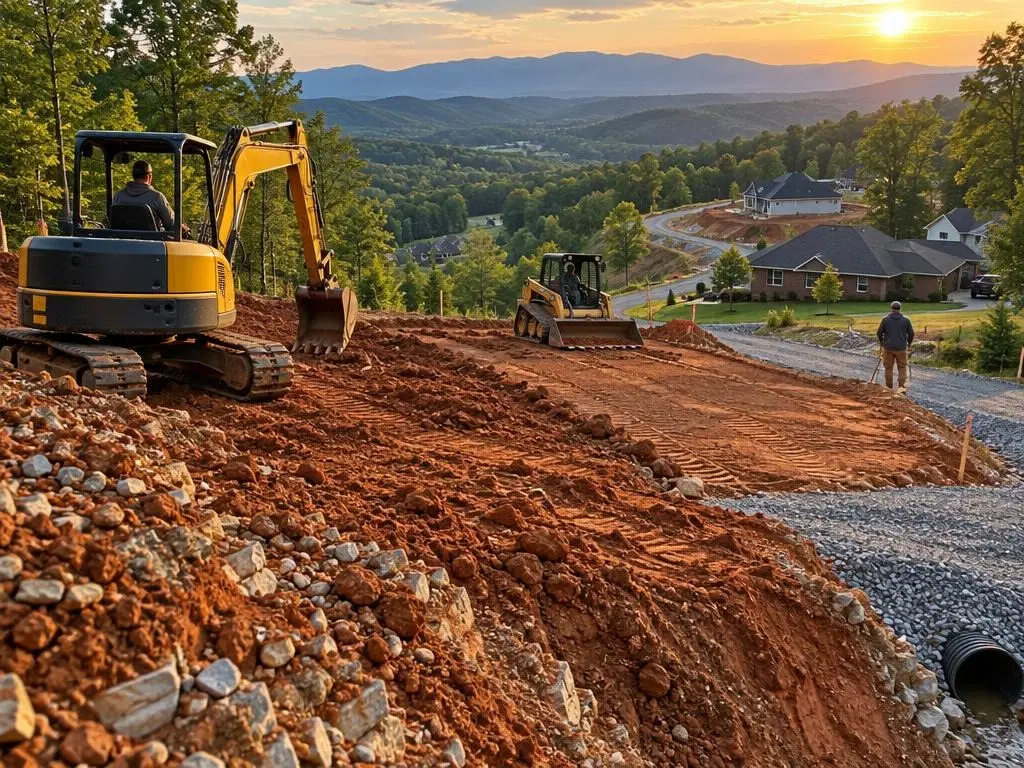 Lot Grading & Building Pads in Knoxville, TN